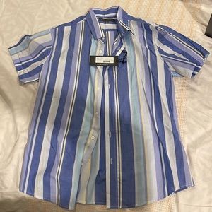 Slate & Stone - 100% Cotton, Short Sleeve Button Down Shirt Size M